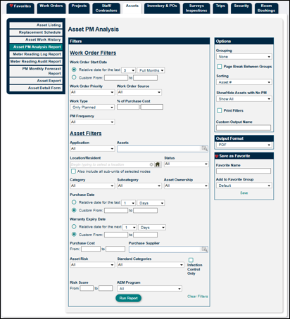Asset PM Analysis